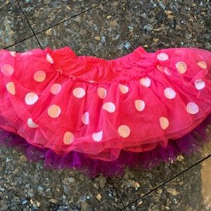 💖 Girls Minnie Polka Dot Tutu! Toddler size 3